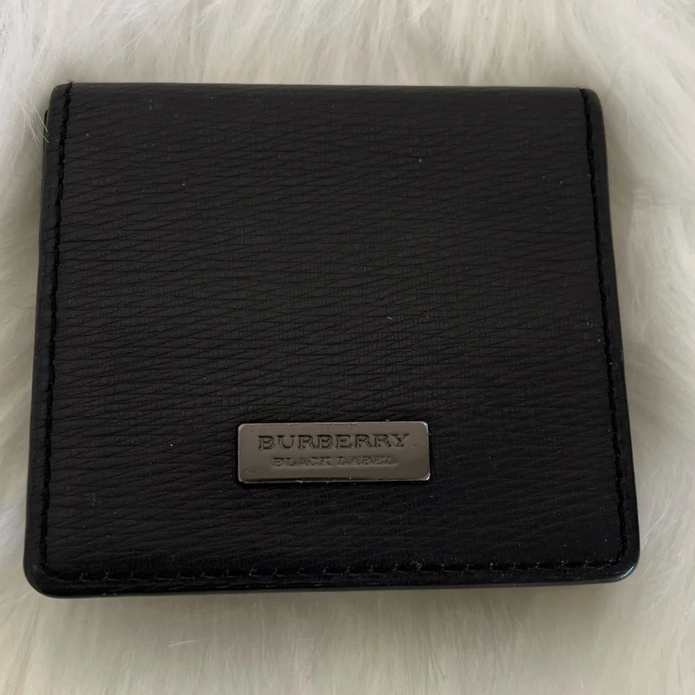 Burberry Black Label Coin Jewelry Case Vintage Unisex Collectible Circa 2015